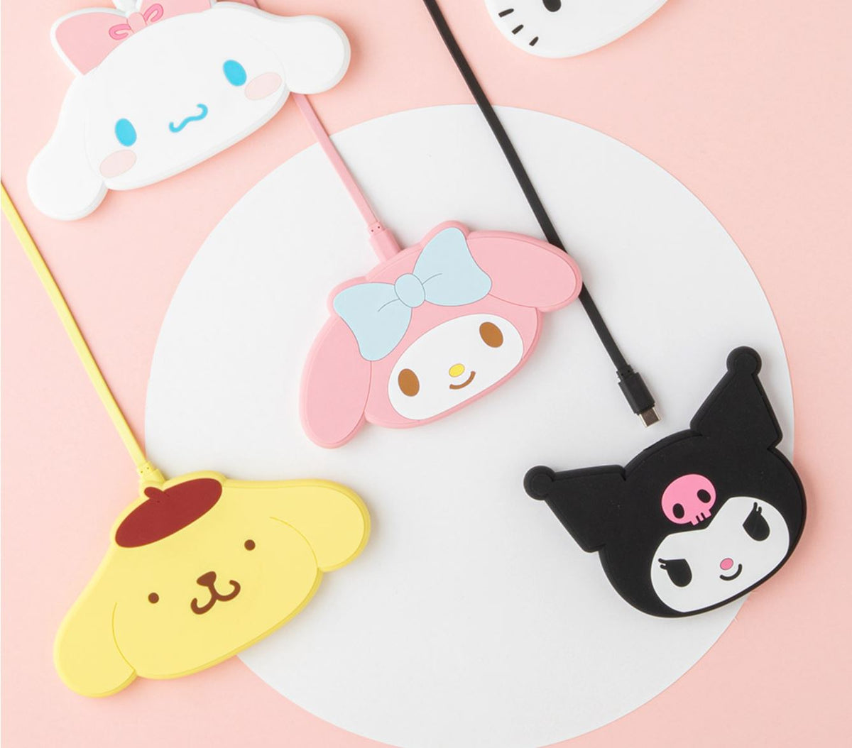Pastele Kawaii Anime Girls Custom Wireless Charger Awesome Gift