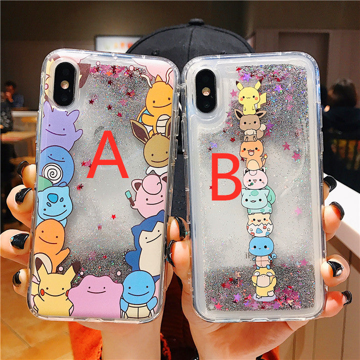 Anime Quicksand Phone Case for iphone 6 6s 6plus 7 7plus 8 8P X XS XR XS Max PN1723