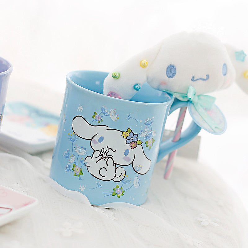 New Style Anime Ceramic Cup And Dish Set PN4857 – Pennycrafts