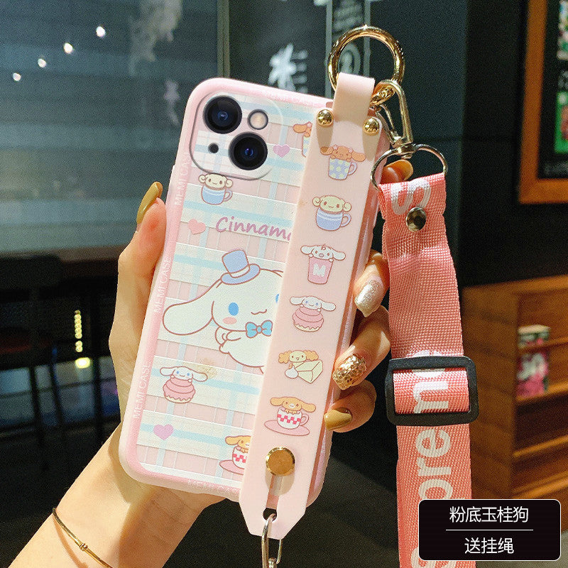 – Pennycrafts Phone Wrist Case Anime Bracket Strap 7/7plus/8/8P/X for iphone Cartoon