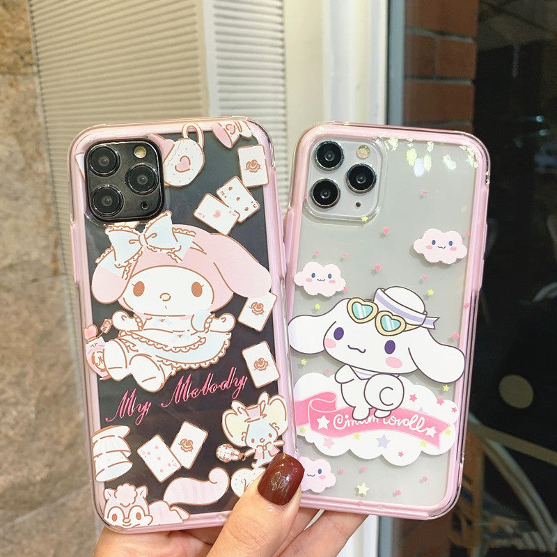 Mymelody And Cinnamoroll Phone Case for iphone 6/6s/6plus/7/7plus