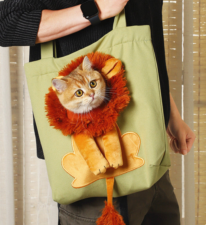 My New Lion Cat Carrier Bag (Video!) - Summer's Fabulous Cat Life