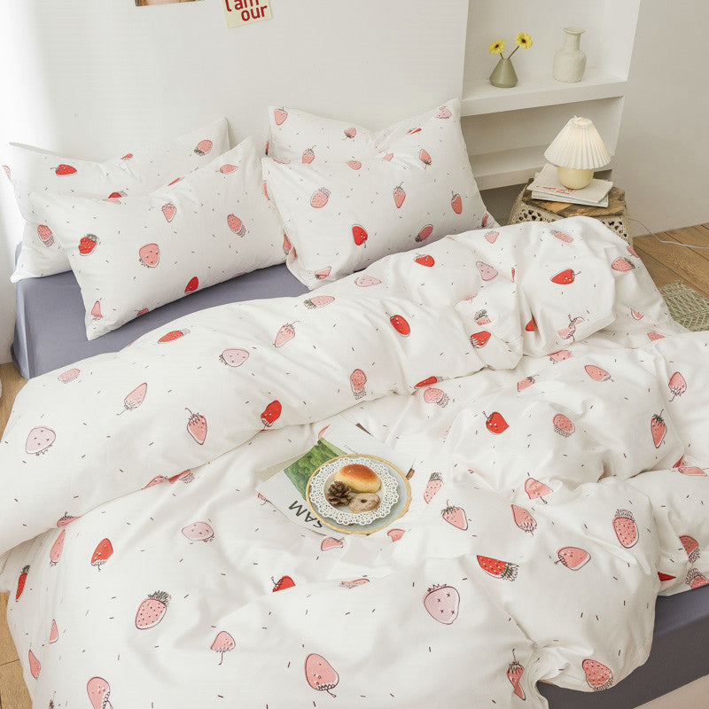 Strawberry Aesthetic Bedding Set 🍓