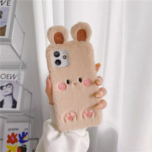 Rabbit And Bear Phone Case for iphone X/XS/XR/XS Max/11/11pro/11pro max/12/12mini/12pro/12pro max/13/13pro/13pro max/14/14plus/14pro/14pro max/15/15pro/15pro max/15plus PN6810