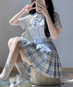 Kawaii Uniform Shirt and Skirt Set PN6774