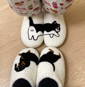 Cute Dog And Cat Slippers PN6893