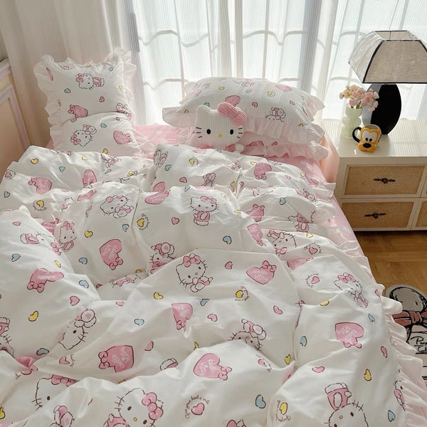 Kawaii Kitty Bedding Set PN6816