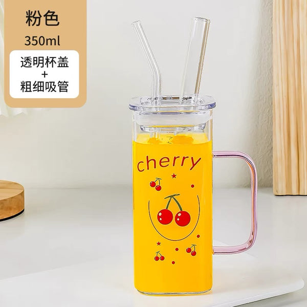 Fruits Glass Water Cups PN6794