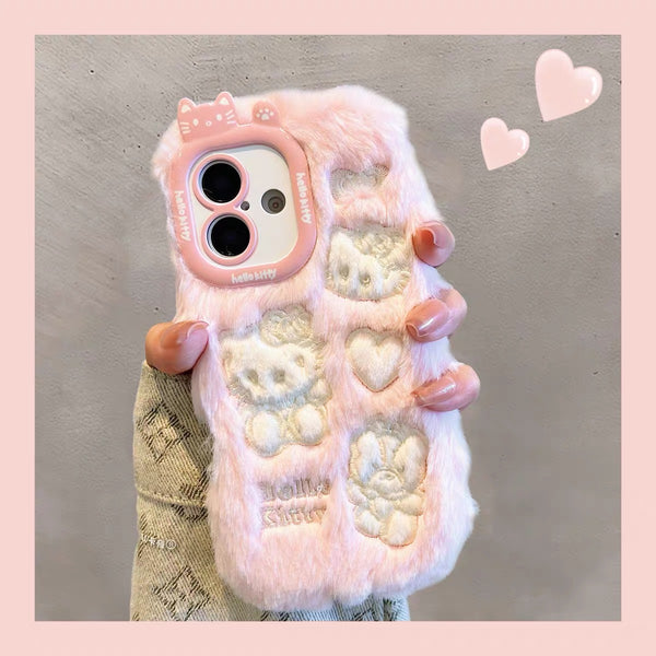 Fashion Soft Kitty Phone Case for iPhone 12/12pro max/13/13pro/13pro max/14/14pro/14pro max/15/15pro/15pro max/16/16pro/16pro max PN6857