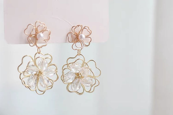 Pretty Flowers Earrings/Clips PN6732