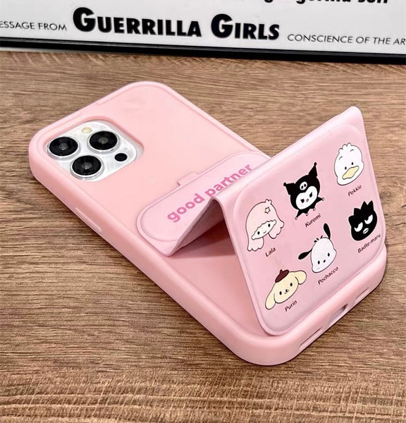 Cute Fold Phone Case for iphone 11/12/12pro/12pro max/13/13pro/13pro max/14/14pro/14pro max/15/15pro/15pro max PN6720