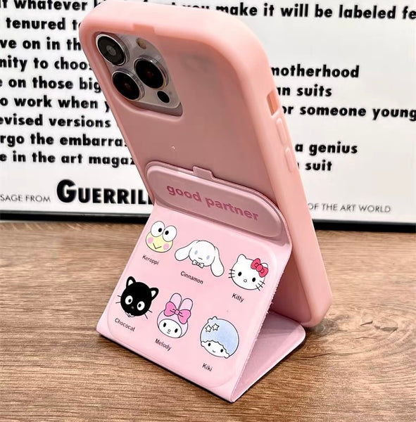 Cute Fold Phone Case for iphone 11/12/12pro/12pro max/13/13pro/13pro max/14/14pro/14pro max/15/15pro/15pro max PN6720