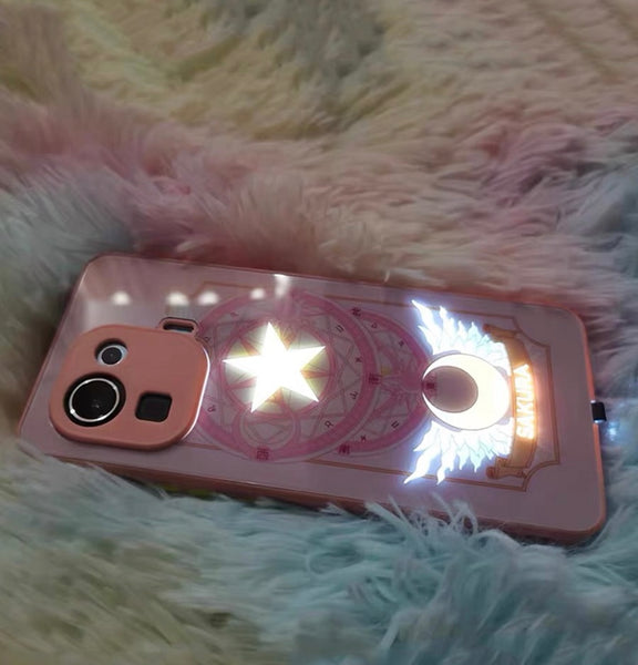 Lighting anime Phone Case for iphone 7p/8plus/X/Xs/XR/Xs max/11/11pro/11pro max/12/12pro/12pro max/12mini/13/13pro/13mini/13pro max/14/14pro/14plus/14pro max/15/15pro/15plus/15pro max PN6697