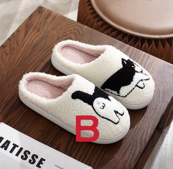 Cute Dog And Cat Slippers PN6893