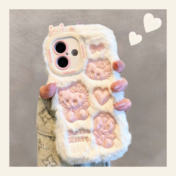 Fashion Soft Kitty Phone Case for iPhone 12/12pro max/13/13pro/13pro max/14/14pro/14pro max/15/15pro/15pro max/16/16pro/16pro max PN6857