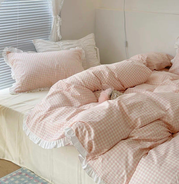 Cute Pink Bedding Set PN6770