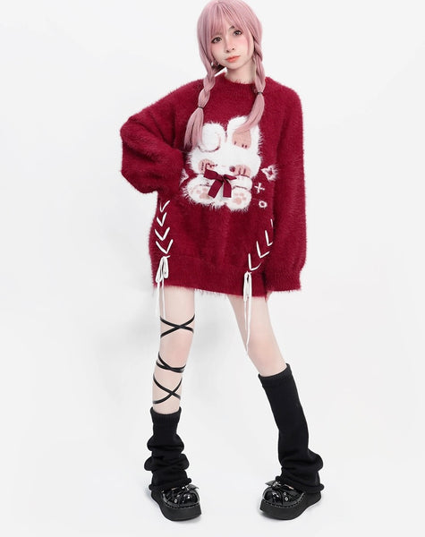 Lucky Rabbit Sweater Coat PN6835