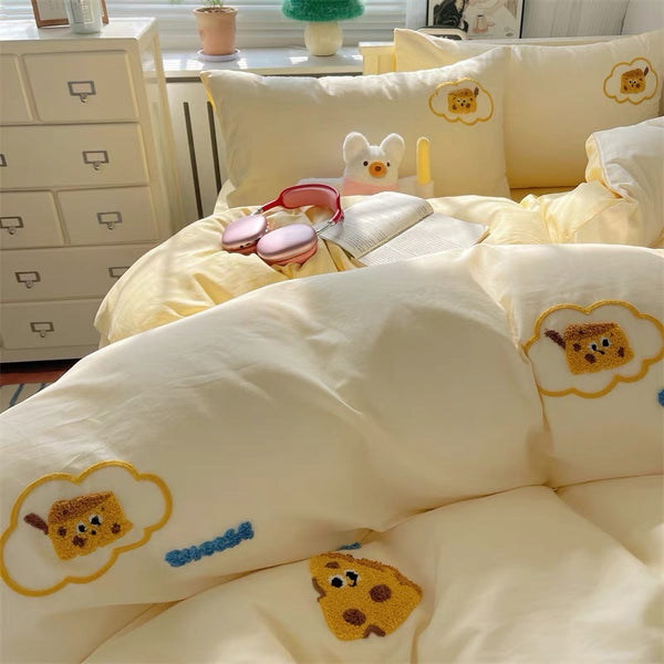 Cute Cheese Bedding Set PN6883