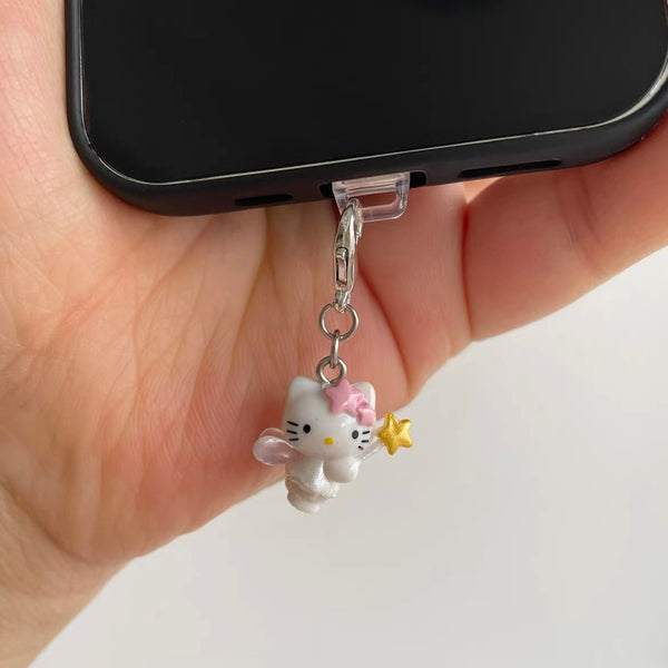 Kawaii Cat Phone Chain/Dust Plug PN6758