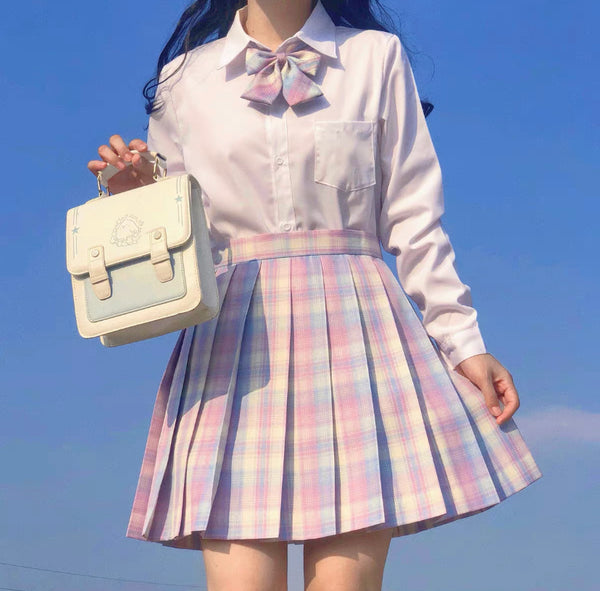 Kawaii Uniform Shirt and Skirt Set PN6775