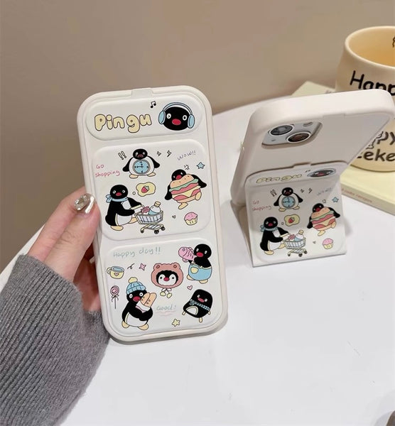 Cute Fold Phone Case for iphone 11/12/12pro/12pro max/13/13pro/13pro max/14/14pro/14pro max/15/15pro/15pro max PN6720