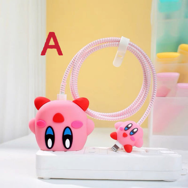 Cute Anime Charger Protector Set PN6875