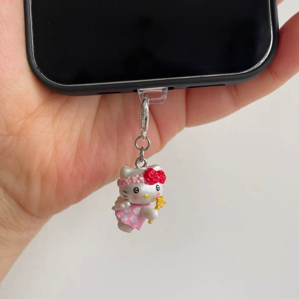 Kawaii Cat Phone Chain/Dust Plug PN6758