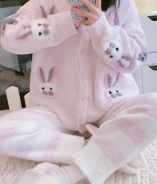 Kawaii Rabbit Pajamas Home Suit PN6912