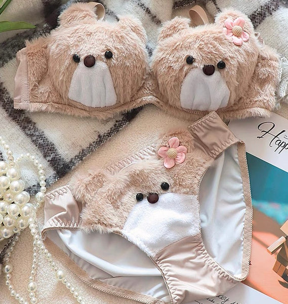 Kawaii Bear Underwear Suits PN6936