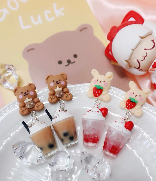 Kawaii Bear Earrings/Clips PN6791