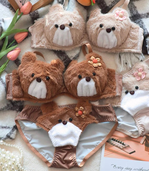 Kawaii Bear Underwear Suits PN6936