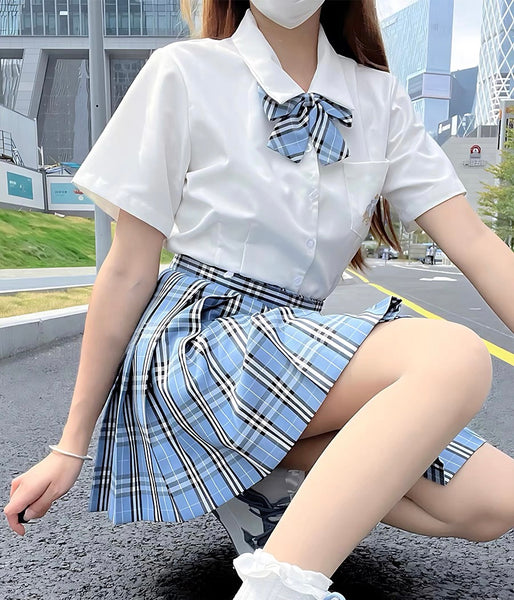 Kawaii Uniform Shirt and Skirt Set PN6774