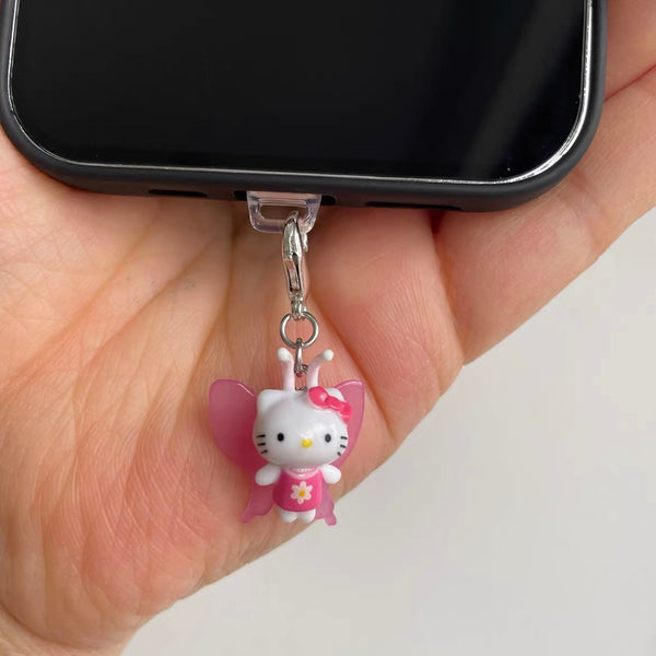 Kawaii Cat Phone Chain/Dust Plug PN6758