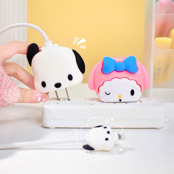 Cute Anime Charger Protector Set PN6875