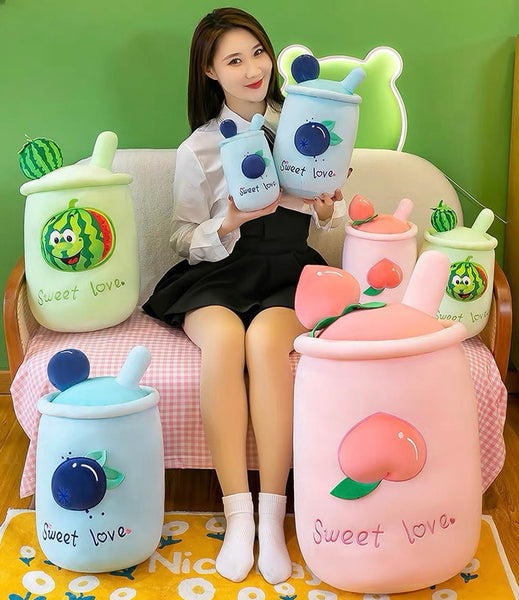 Lovely Bubble Tea Hold Pillow PN6949