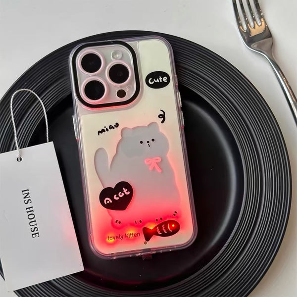 Cute Dog And Cat Phone Case for iPhone 11/12/12pro/12pro max/13/13pro/13pro max/14/14pro/14pro max/15/15pro/15pro max PN6854