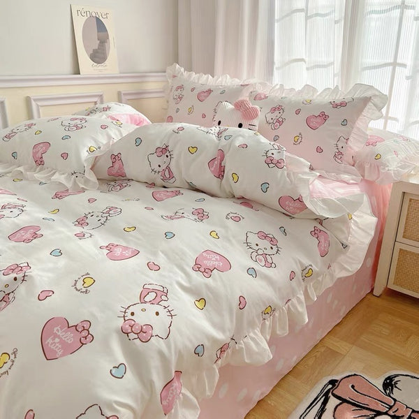 Kawaii Kitty Bedding Set PN6816