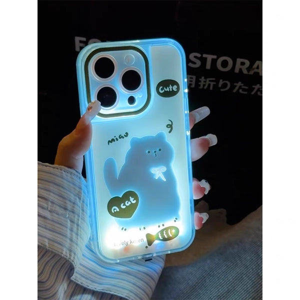 Cute Dog And Cat Phone Case for iPhone 11/12/12pro/12pro max/13/13pro/13pro max/14/14pro/14pro max/15/15pro/15pro max PN6854