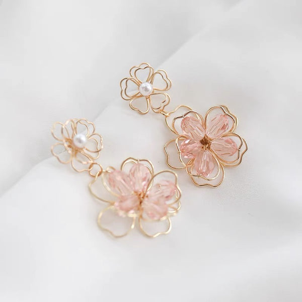 Pretty Flowers Earrings/Clips PN6732