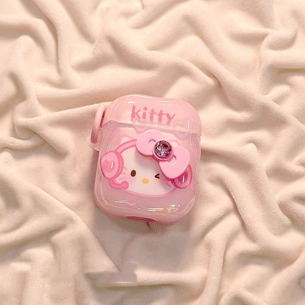 Kawaii Kitty Airpods Case For Iphone PN6877