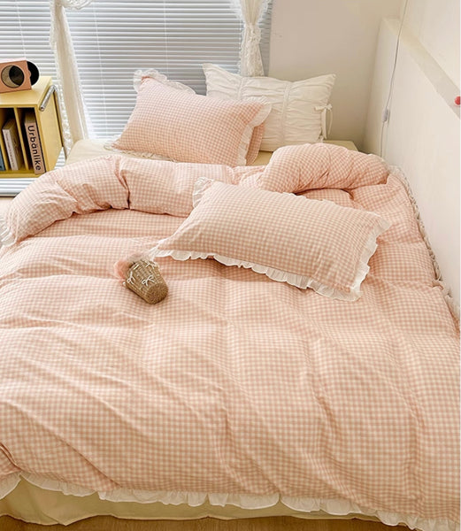 Cute Pink Bedding Set PN6770