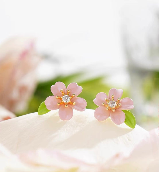 Sweet Sakura Earrings/Clips PN6690