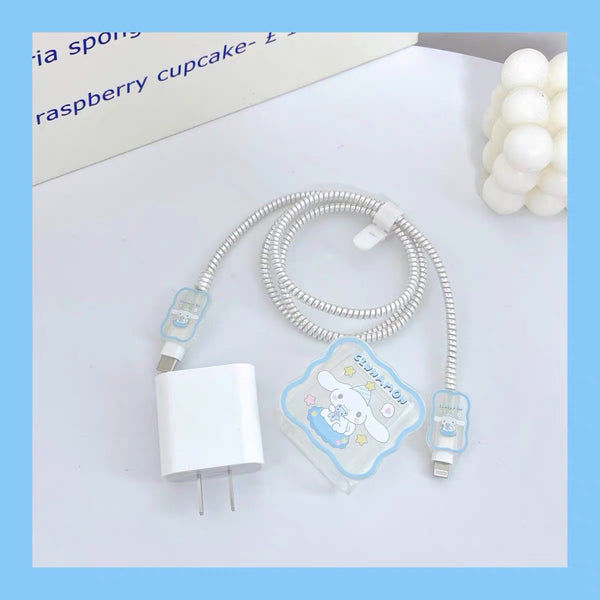 Cute Anime Charger Protector Set PN6800