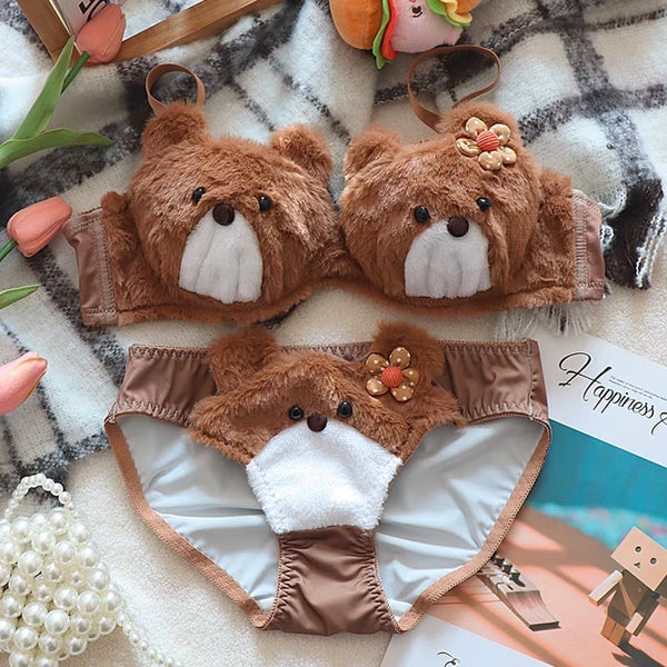 Kawaii Bear Underwear Suits PN6936