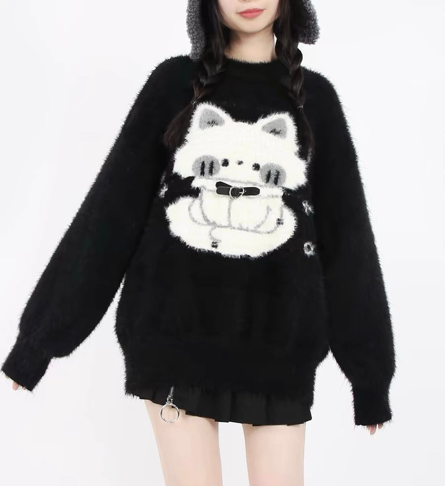 Kawaii Cat Sweater Coat PN6921