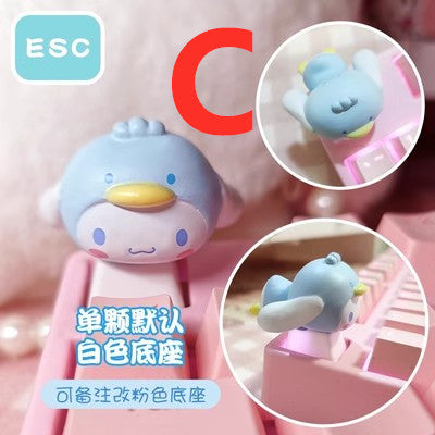 Cartoon Anime Keyboard Key Caps PN6375