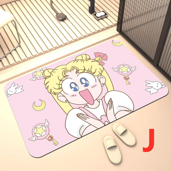 Kawaii Sailormoon Floor Mat PN6410