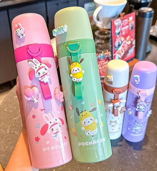 Cute Anime Vacuum Water Bottle PN6295