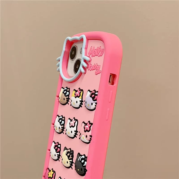 Cute Kitty Phone Case for iPhone 11/11pro/11pro max/12/12pro/12pro max/13/13pro/13pro max/14/14 pro/14 plus/14pro max PN5915