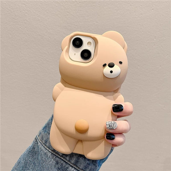 Lovely Bear Phone Case for iphone 11/12/12pro/12pro max/13/13pro/13pro max/14/14pro/14pro max/15/15pro/15ultra/15plus/15pro max PN6689